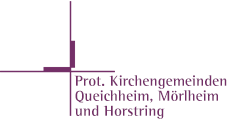 Logo der Prot. Kirchengemeinden Queichheim, Mörlheim und Horstring - Link zur Startseite